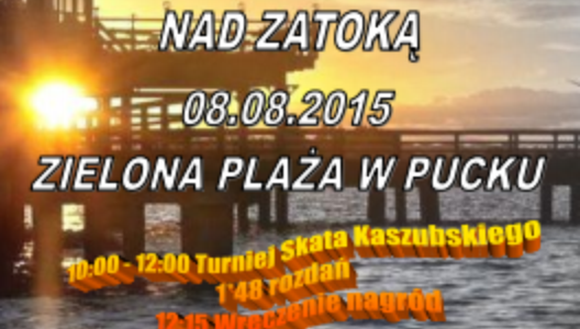 Kaszubski skat i baśka na plaży