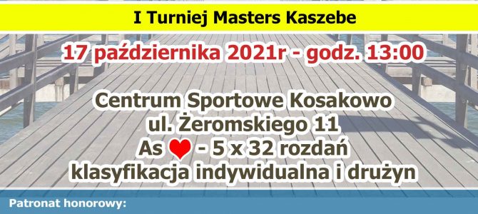 Rusza cykl turniejów Masters Kaszebe czyli Czerwona Baśka